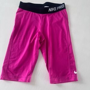 Nike Pro Fuchsia Training Shorts